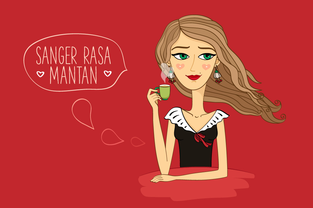 Ilustrasi sanger rasa mantan