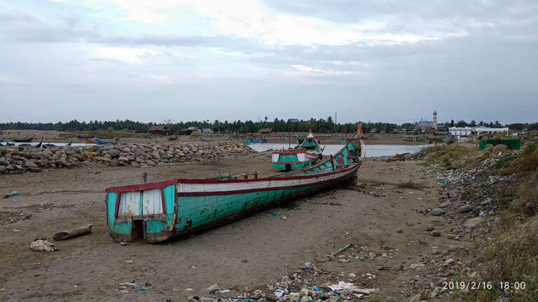 TPI Pantai Jangka kabupaten Bireuen. (Foto Breedie/Fauzan)