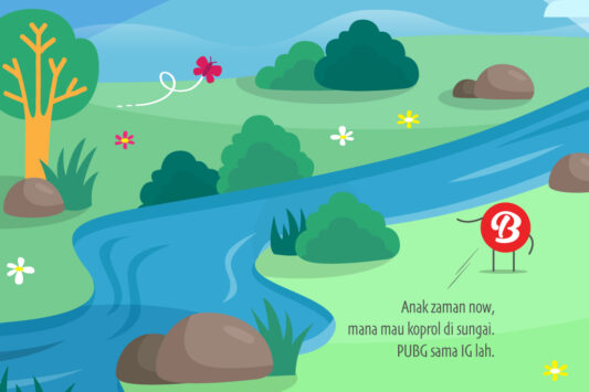 Ilustrasi Sungai. Breedie/Fauzan My