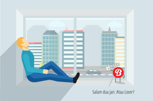 Ilustrasi loser atau pecundang (source by freepik)