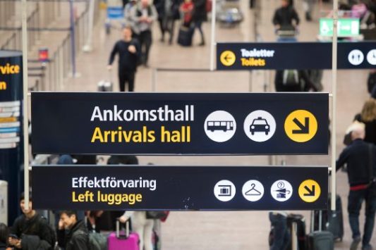 Bandara Arlanda Stockholm. Foto: The Local/Fredrik Sandberg/TT