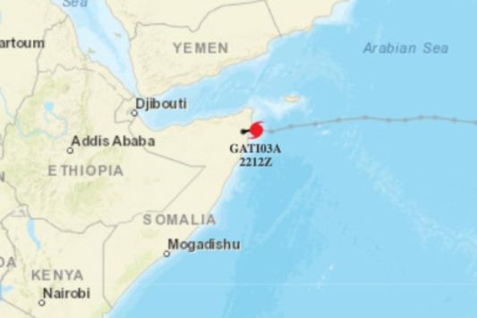 Ilustrasi Topan Tropis Gati Hantam Somalia