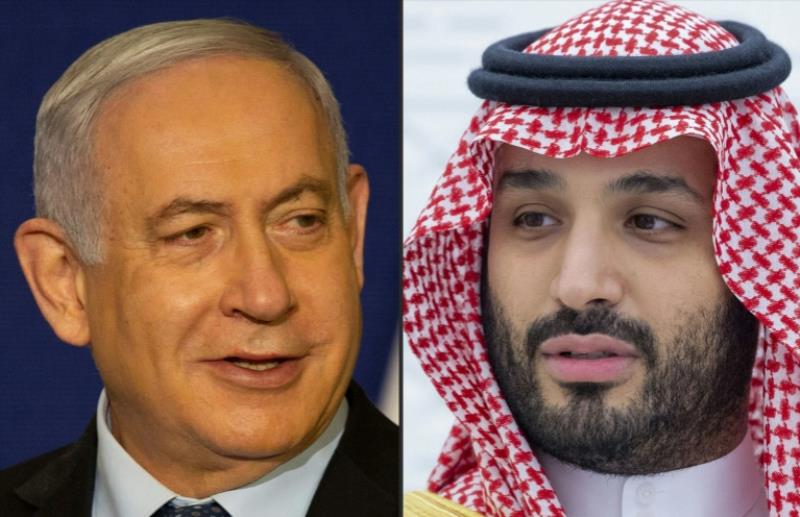 Netanyahu dan MBS. @Aljazeera