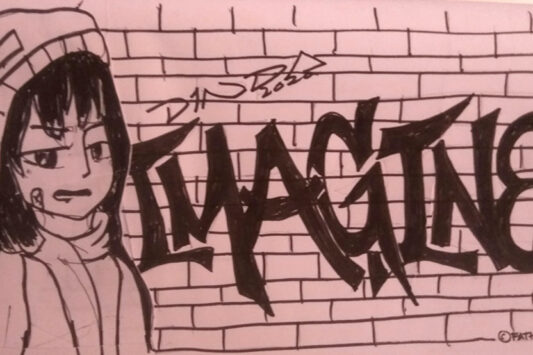 Dinda gadis grafiti