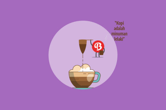 Ilustrasi kopi saring Aceh.