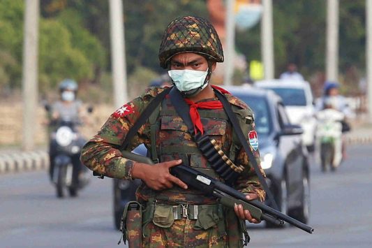 Tentara Myanmar. (©REUTERS)