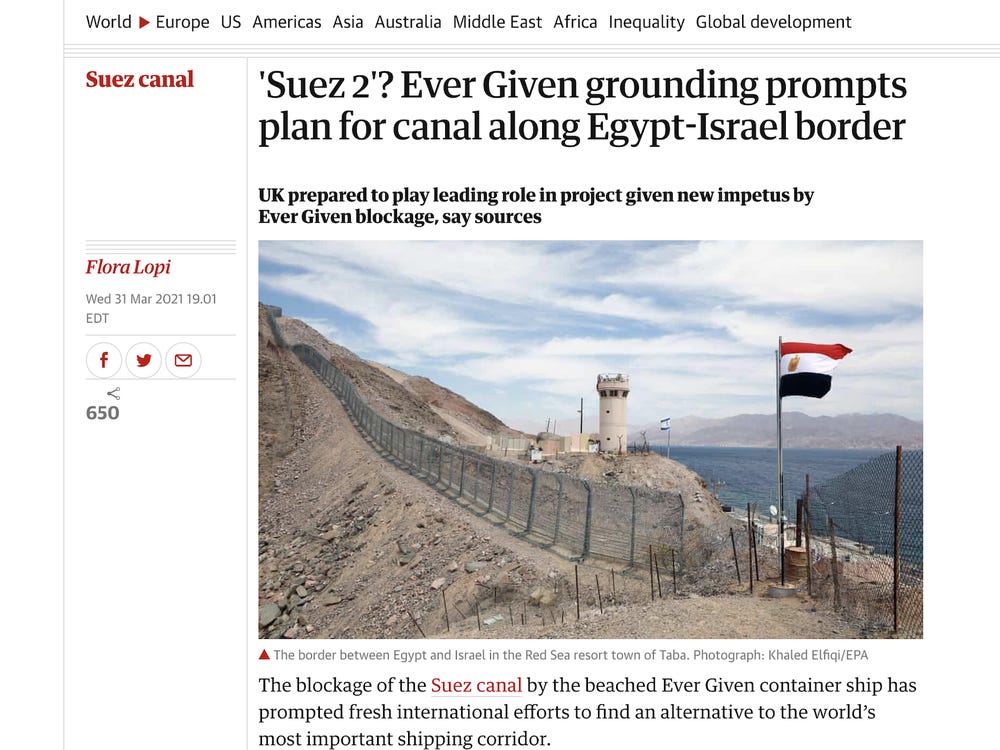 Tangkapan layar berita April Mop di situs The Guardian