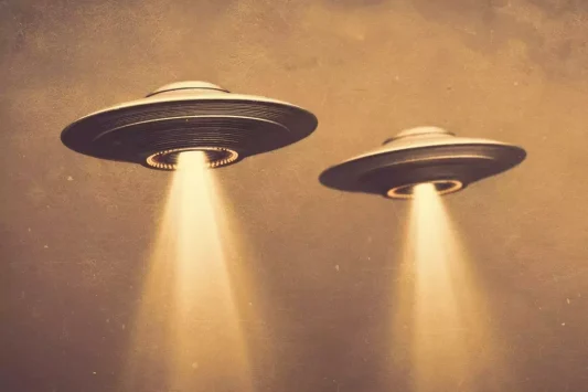 Ilustrasi UFO. Foto: Getty
