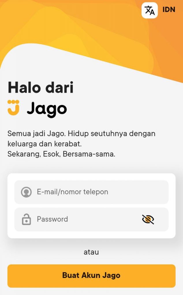 Aplikasi Bank Jago