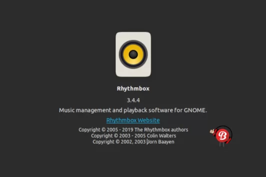 Aplikasi Rhythmbox Breedie