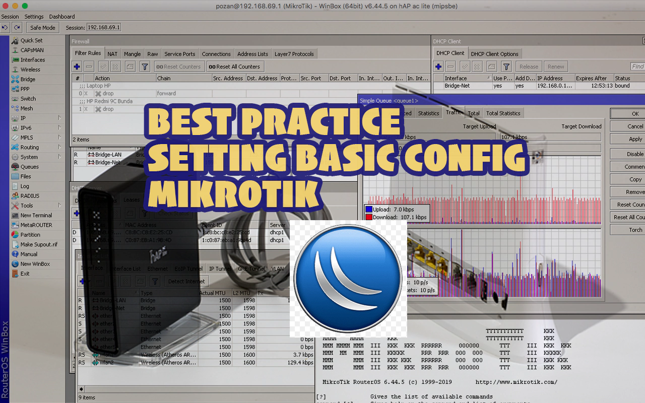 Best practice setting basic config Mikrotik