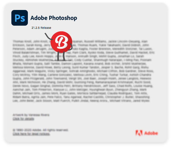 Download photoshop 2020 21.2.5 Release.