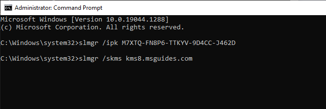 aktivasi windows 10 slmgr kms