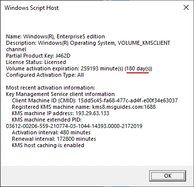 aktivasi windows 10 slmgr msclient status
