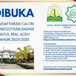 Pendaftaran calon anggota Baitul Mal Aceh