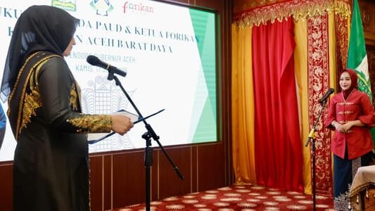 Pengukuhan Bunda PAUD Abdya
