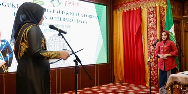 Pengukuhan Bunda PAUD Abdya